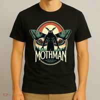 Cryptid Vintage Mothman Folklore T-Shirt thumb 3