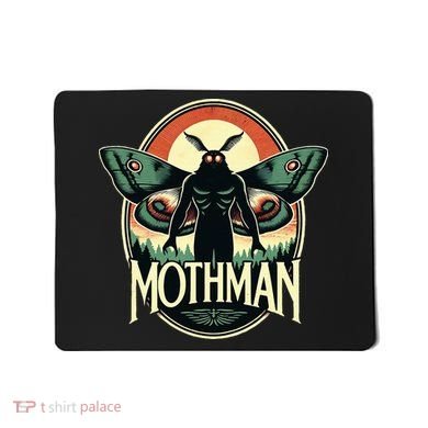 Cryptid Vintage Mothman Folklore Mousepad