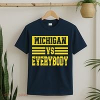 Cool Vintage Michigan Vs Every Body College Football T-Shirt thumb 2