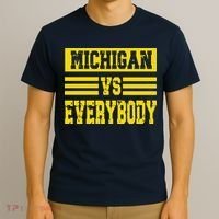 Cool Vintage Michigan Vs Every Body College Football T-Shirt thumb 3