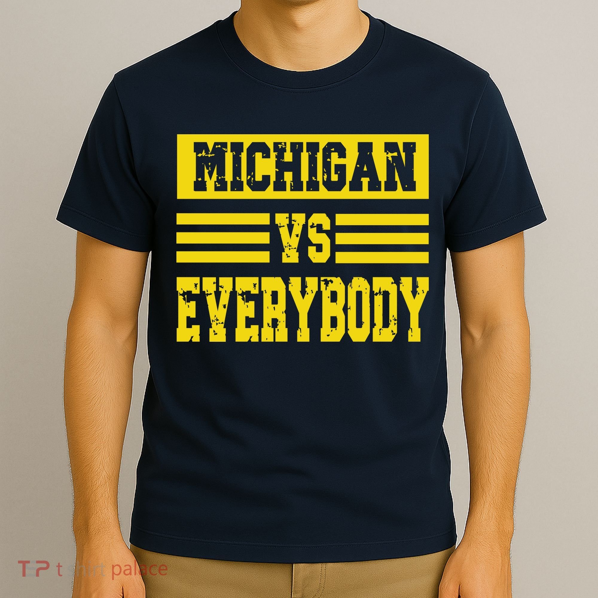 Cool Vintage Michigan Vs Every Body College Football T-Shirt