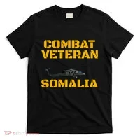 Combat Veteran Mogadishu Somalia Operation Restore Hope T-Shirt thumb 0