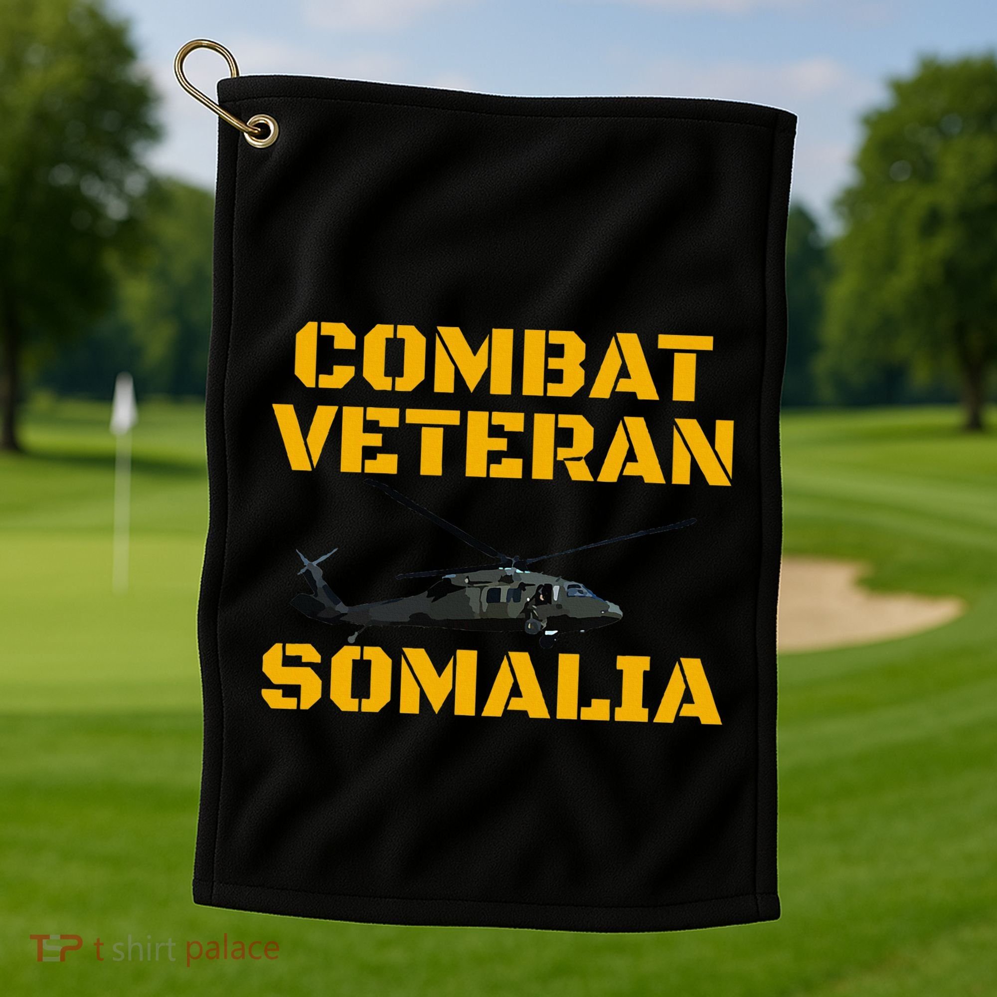 Combat Veteran Mogadishu Somalia Operation Restore Hope Golf Towel