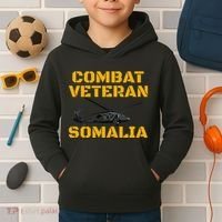 Combat Veteran Mogadishu Somalia Operation Restore Hope Kids Hoodie thumb 2