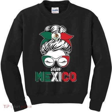 Cute Viva Mexico Kids Sweatshirt