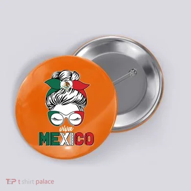 Cute Viva Mexico Button