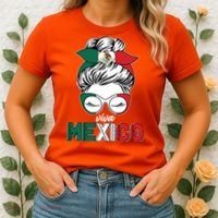 Cute Viva Mexico Women's T-Shirt thumb 2