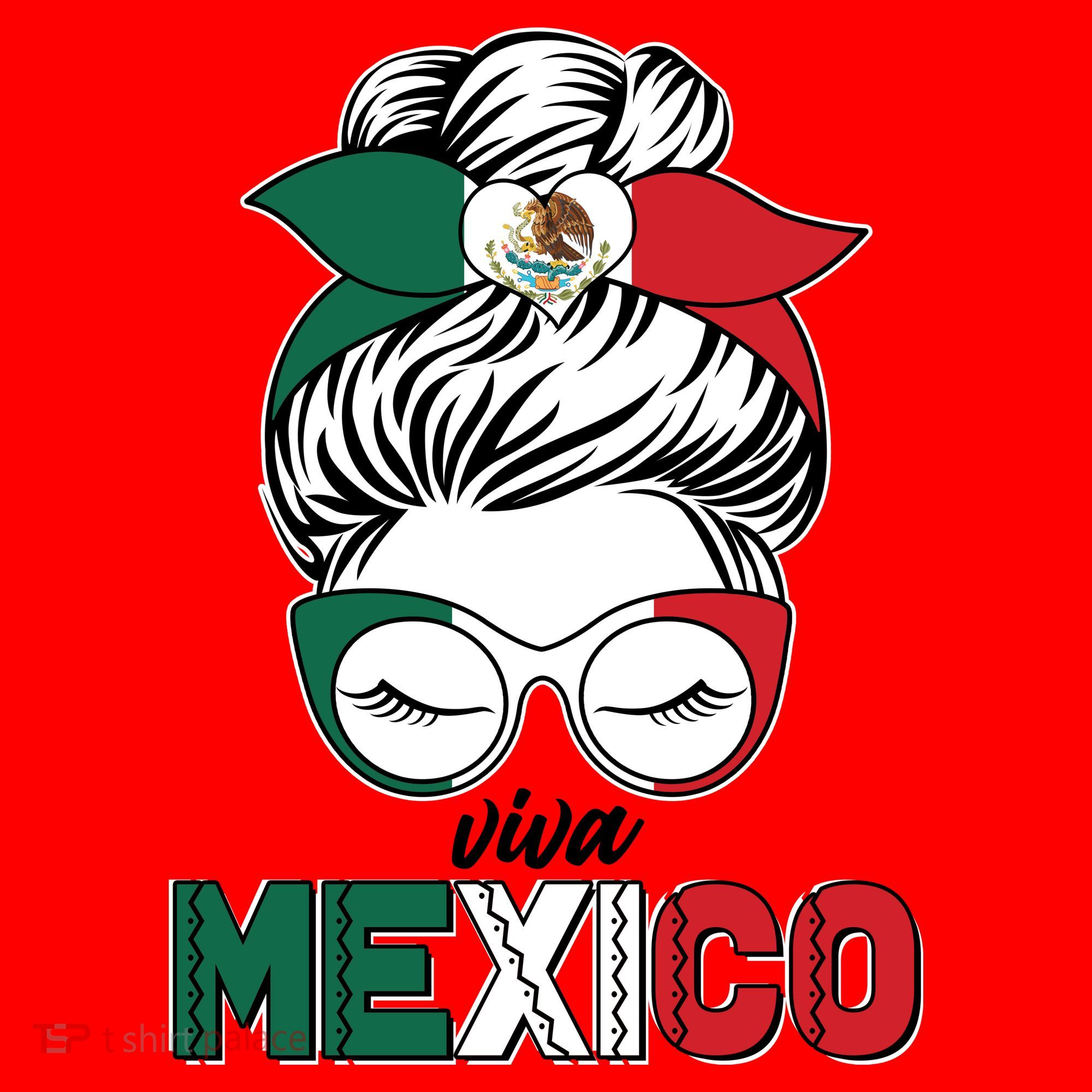Cute Viva Mexico Santa Hat