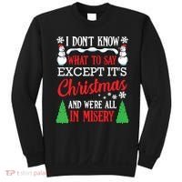 Christmas Vacation Misery Funny Xmas Santa Family Quotes Sweatshirt thumb 0