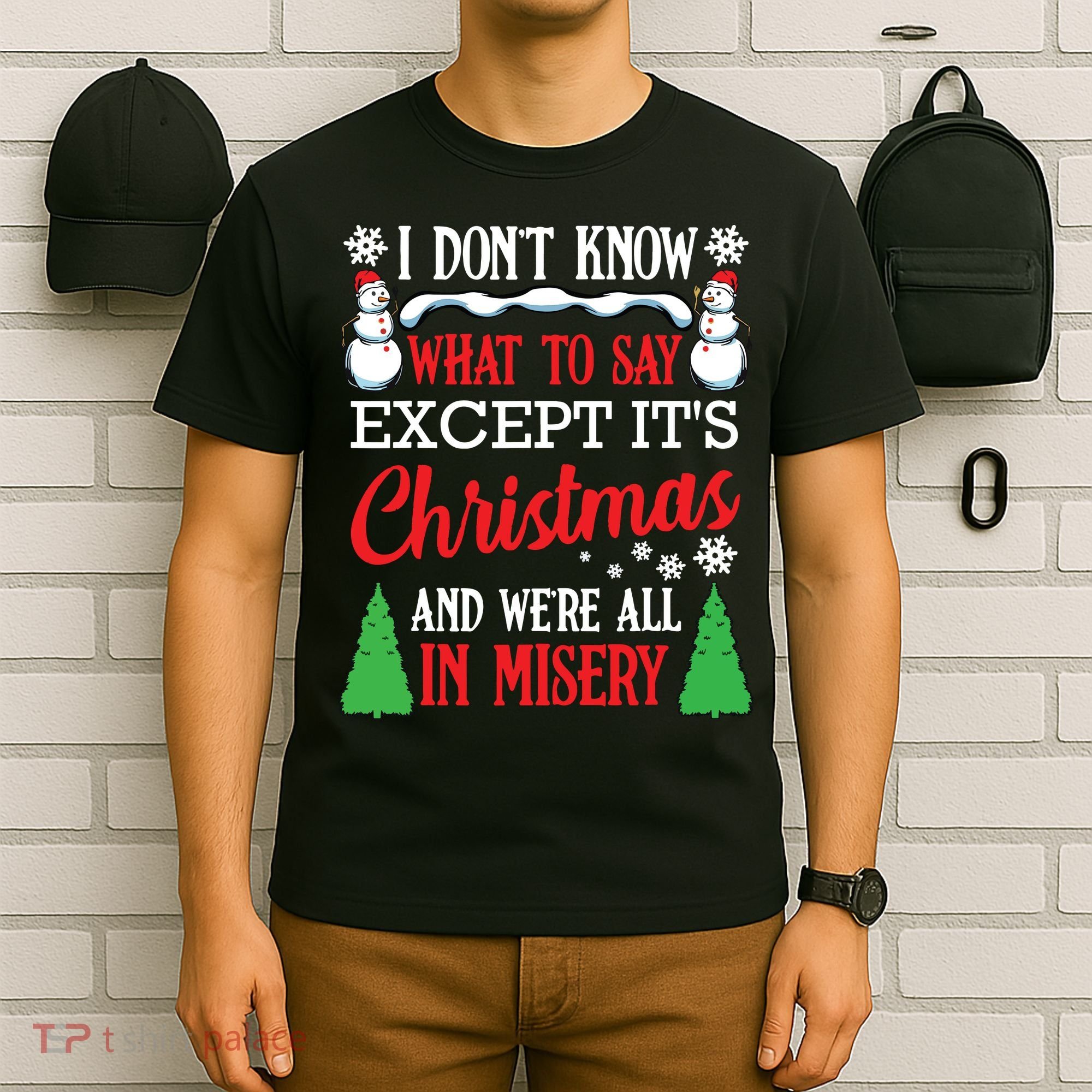 Christmas Vacation Misery Funny Xmas Santa Family Quotes T-Shirt