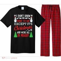 Christmas Vacation Misery Funny Xmas Santa Family Quotes Pajama Set thumb 0