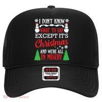 Christmas Vacation Misery Funny Xmas Santa Family Quotes Hat thumb 0