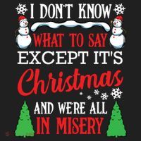 Christmas Vacation Misery Funny Xmas Santa Family Quotes Golf Towel thumb 3