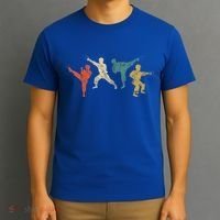 Cool Vintage Martial Arts Gift For Kids And Adults Karate Gift T-Shirt thumb 3