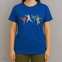 Cool Vintage Martial Arts Gift For Kids And Adults Karate Gift T-Shirt thumb 4