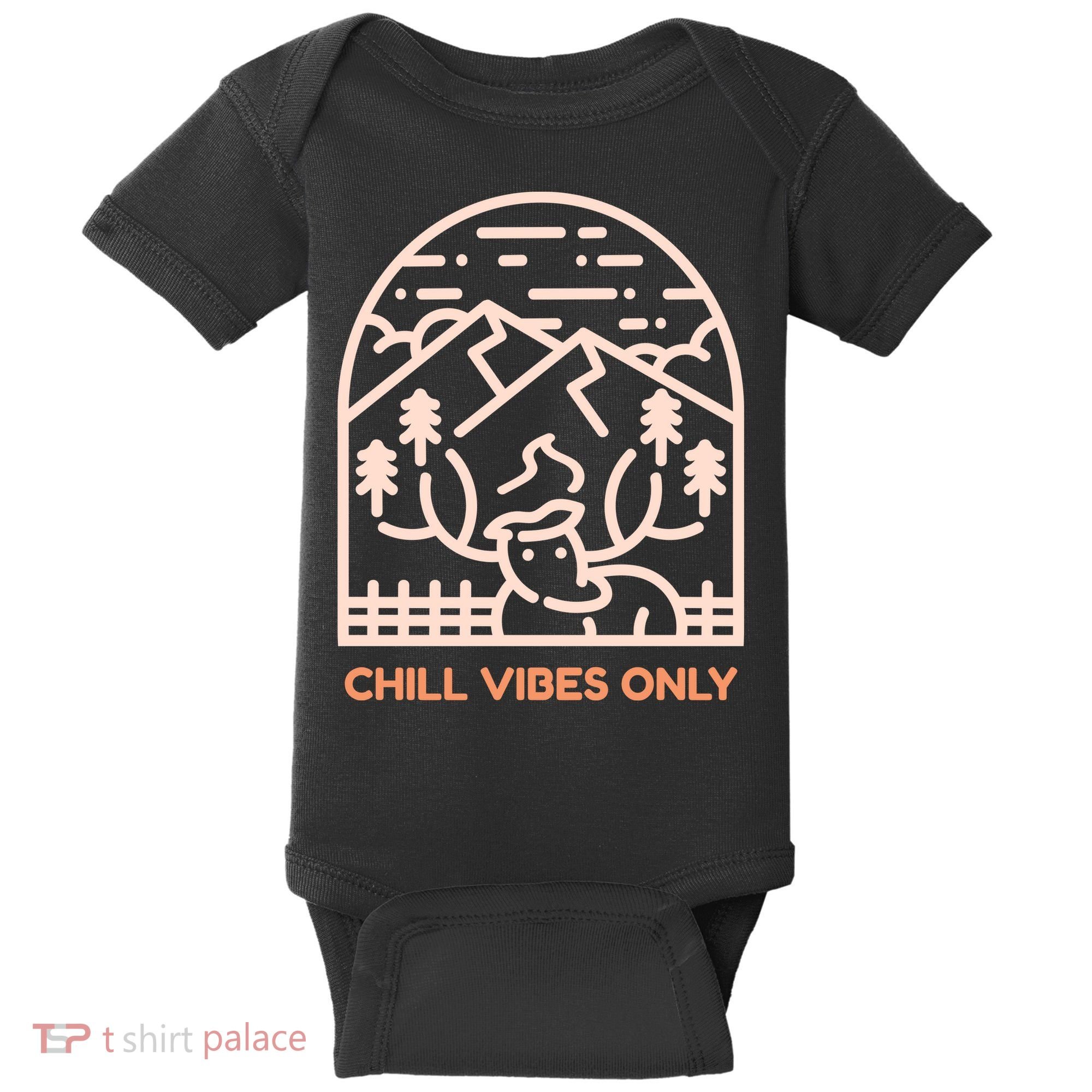 Chill Vibes Only Baby Bodysuit