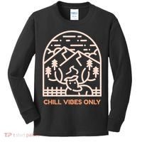 Chill Vibes Only Kids Long Sleeve Shirt thumb 0