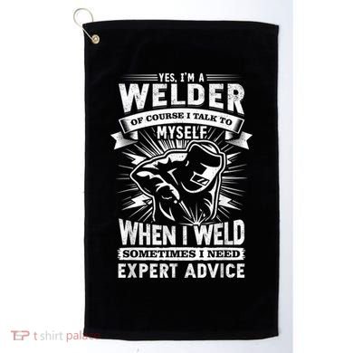 Cool Vintage Outdoors Welders S, Welding Golf Towel