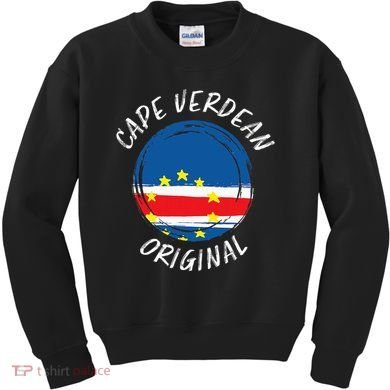 Cape Verdean Original Cape Verde Cape Verdean Kids Sweatshirt