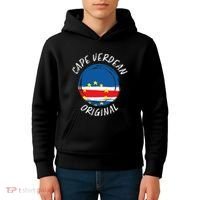Cape Verdean Original Cape Verde Cape Verdean Kids Hoodie thumb 4