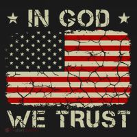 Christian Vintage Old American Flag In God We Trust Women's Hoodie thumb 2