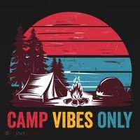 Camp Vibes Only Imust GoS Hiker Hat Hike Vist Retro 80s Backpack thumb 2