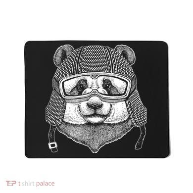 Cool Vintage Panda Aviator Pilot Mousepad