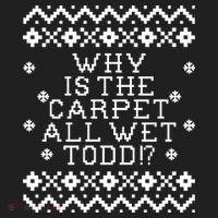 Christmas Vacation Quote - Why Is The Carpet All Wet Todd Beanie thumb 2