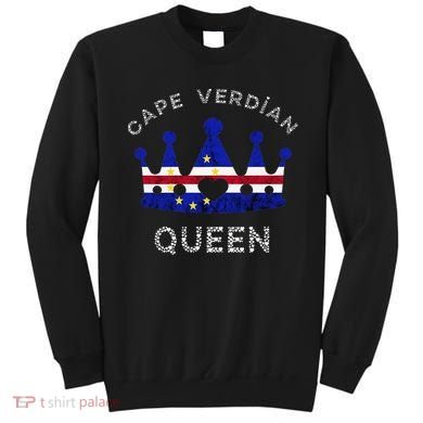 Cape Verde Queen Cape Verdean Pride Cape Verdean Crown Sweatshirt