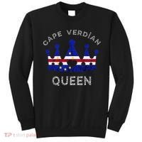 Cape Verde Queen Cape Verdean Pride Cape Verdean Crown Sweatshirt thumb 0
