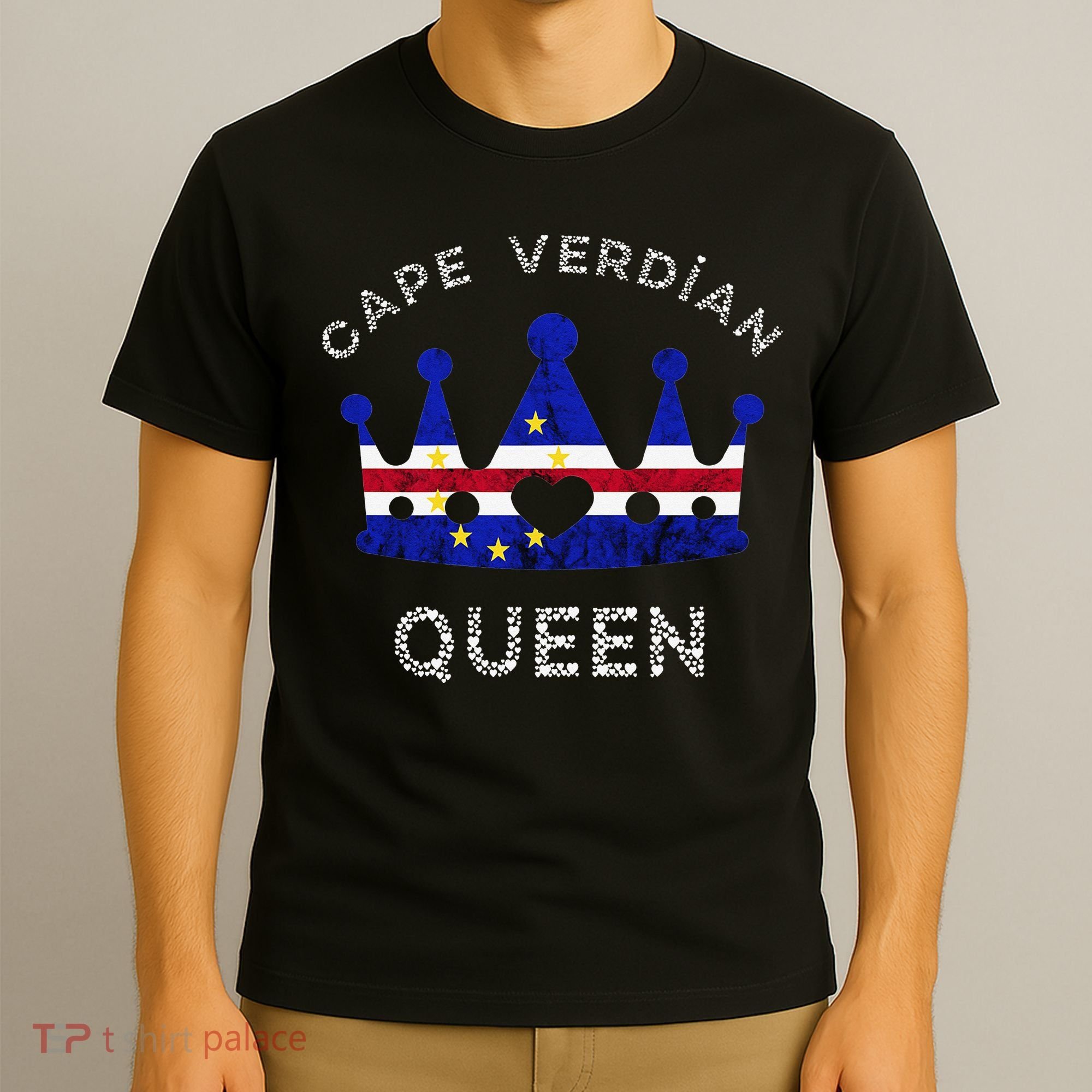 Cape Verde Queen Cape Verdean Pride Cape Verdean Crown T-Shirt