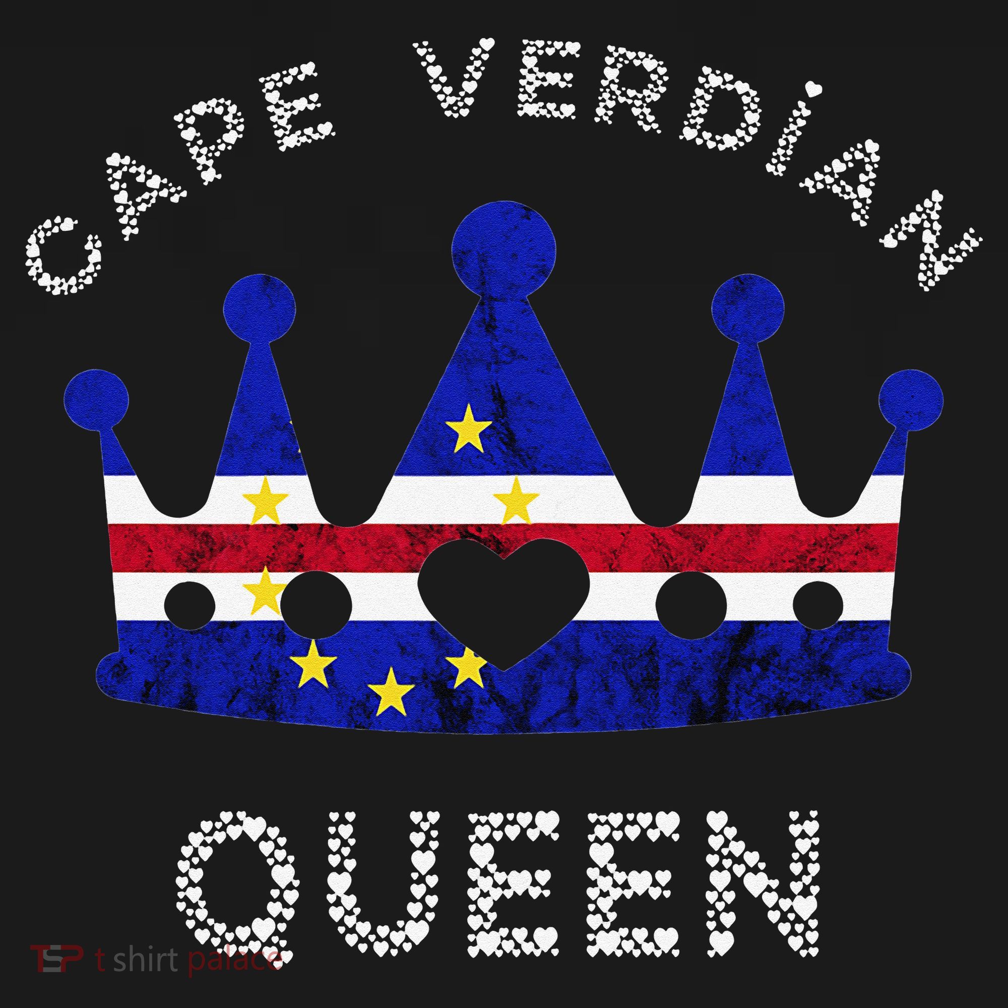 Cape Verde Queen Cape Verdean Pride Cape Verdean Crown Women's Hoodie
