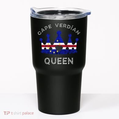 Cape Verde Queen Cape Verdean Pride Cape Verdean Crown Tumbler