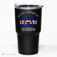 Cape Verde Queen Cape Verdean Pride Cape Verdean Crown Tumbler thumb 0