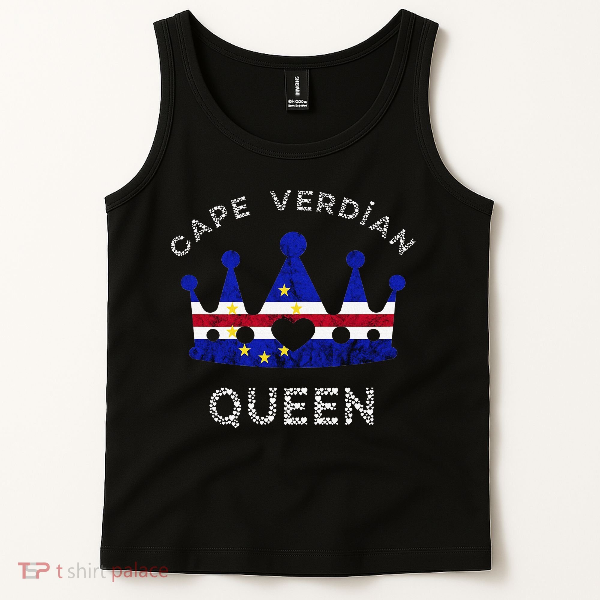 Cape Verde Queen Cape Verdean Pride Cape Verdean Crown Tank Top