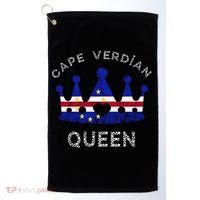 Cape Verde Queen Cape Verdean Pride Cape Verdean Crown Golf Towel thumb 0