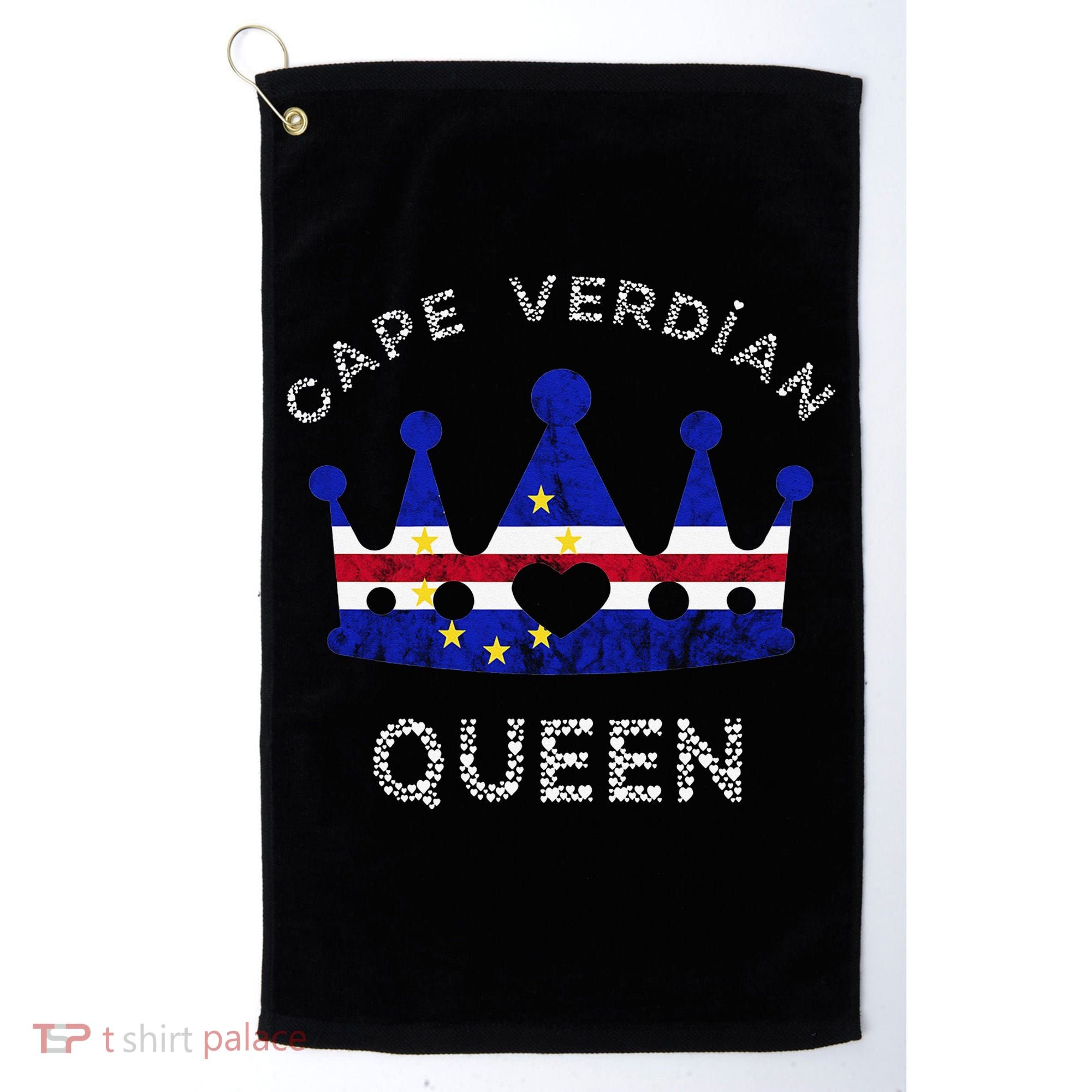 Cape Verde Queen Cape Verdean Pride Cape Verdean Crown Golf Towel