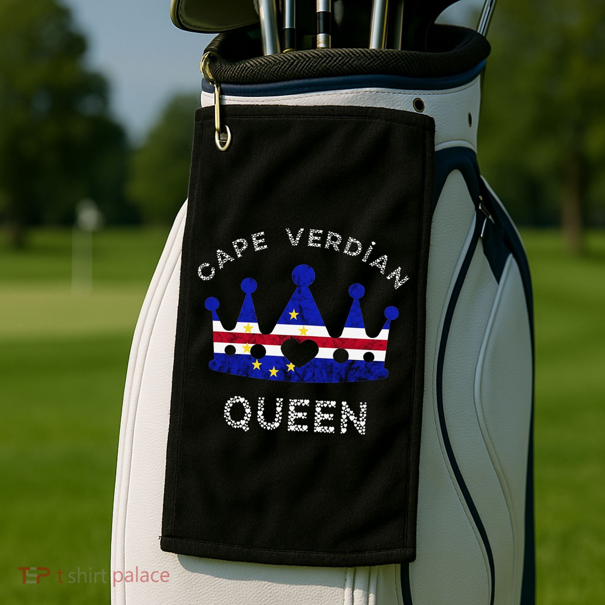 Cape Verde Queen Cape Verdean Pride Cape Verdean Crown Golf Towel
