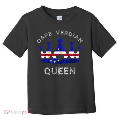 Cape Verde Queen Cape Verdean Pride Cape Verdean Crown Toddler T-Shirt