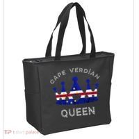 Cape Verde Queen Cape Verdean Pride Cape Verdean Crown Tote Bag thumb 2