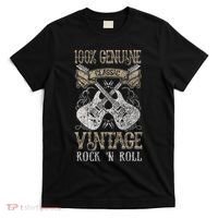 Classic Vintage Rock 'n Roll Music Guitars Gift T-Shirt thumb 0