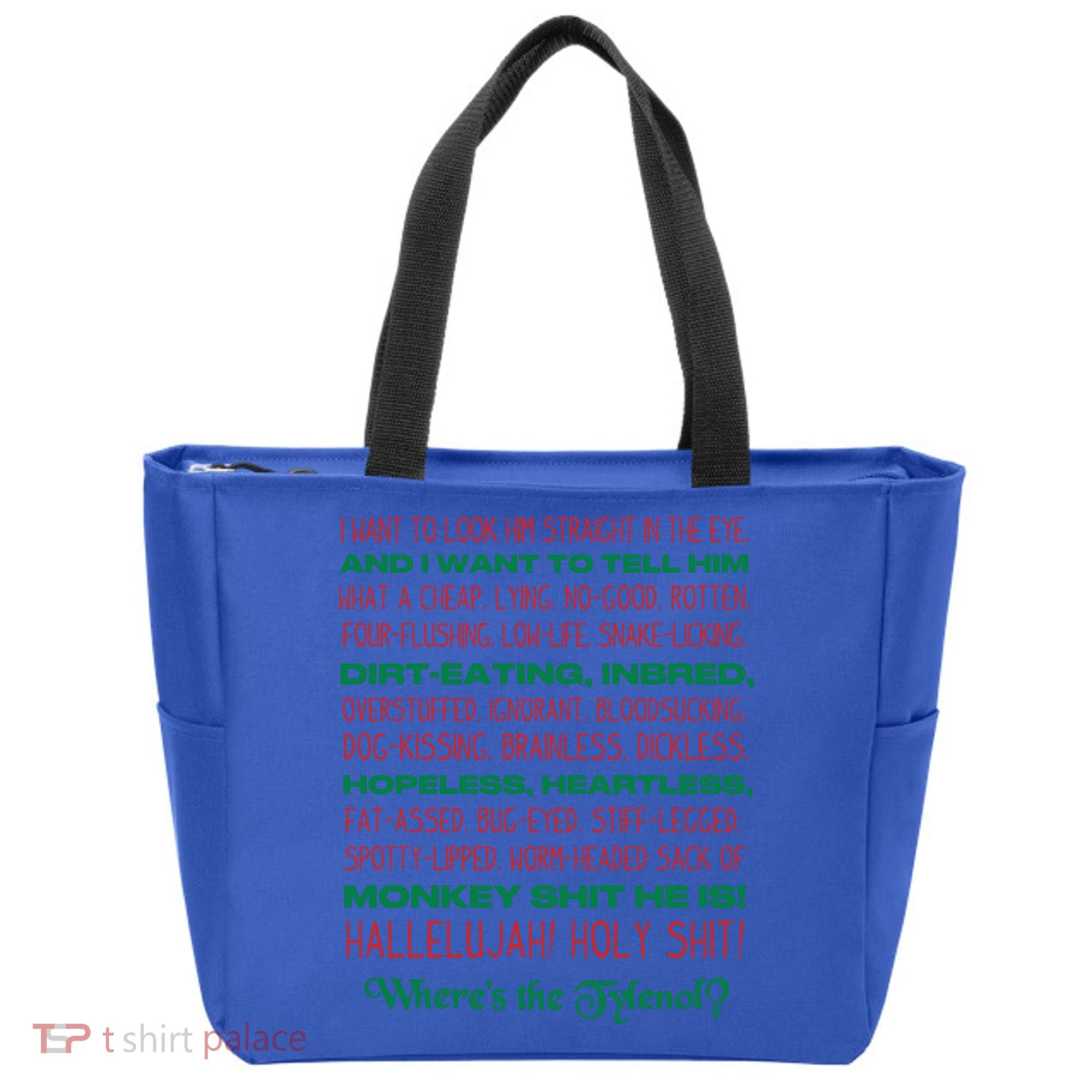 Christmas Vacation Rant Unisex Crewneck Gift Tote Bag