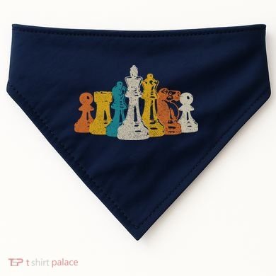 Chess Vintage Retro Chess Player USA-Made Doggie Bandana