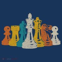 Chess Vintage Retro Chess Player T-Shirt thumb 7