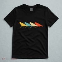 Crow Vintage Retro Raven Bird Lover 60s 70s Gift T-Shirt thumb 5