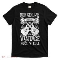 Classic Vintage Rock 'N Roll Funny Music Guitars Gift T-Shirt thumb 0