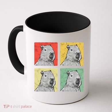 Capybara Vintage Rodent Grasseater Capybara Coffee Mug