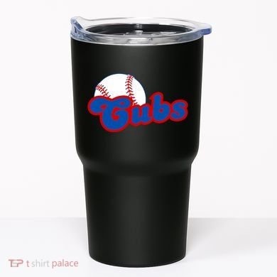 Cubs Vintage Retro Last Name Personalized Apparel Cubs Lover Tumbler