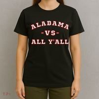 Classic Vintage Retro Alabama Vs All Yall T-Shirt thumb 4