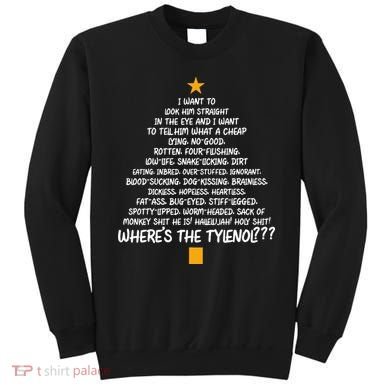 Christmas Vacation Rant Christmas Tree Sweatshirt